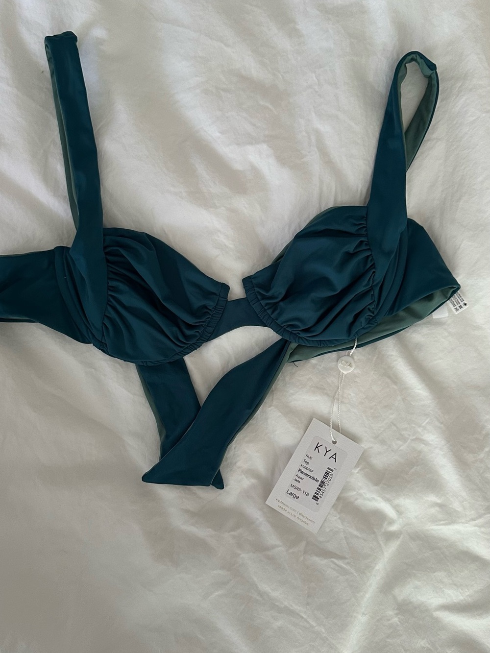 KYA RUE TOP - (AQUA/JADE)